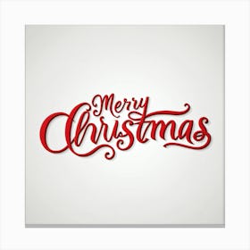 Merry Christmas 3 Canvas Print