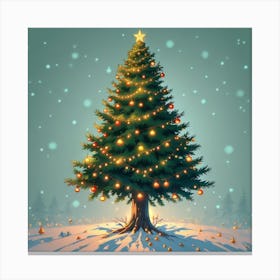 Christmas Tree Canvas Print