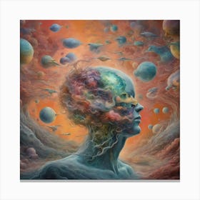 Chromatic Dawn of Existence Canvas Print