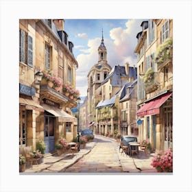 Paris Street 1 Canvas Print
