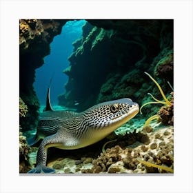 Eagle Ray 1 Canvas Print