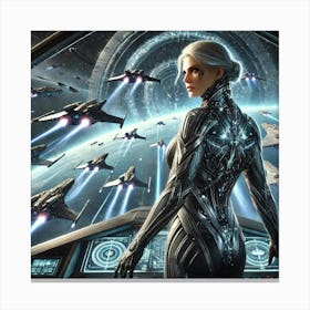 Lysara Stratos Scifi Canvas Print