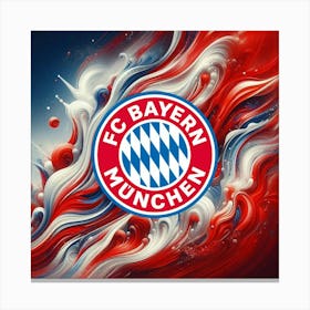 FC Bayern München Logo Wall Art 20 Canvas Print