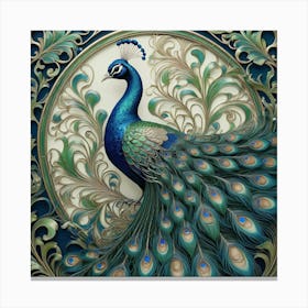 Peacock 26 Canvas Print