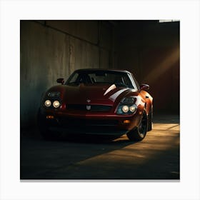 Red Sports Car 2 Canvas Print