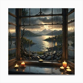 Window View Canvas Print