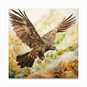 Eagle In Flight 8 Canvas Print