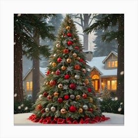 Christmas Tree 4 Canvas Print