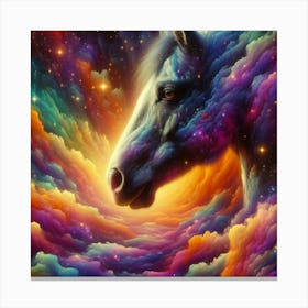 Horse In The Clouds 1 Canvas Print