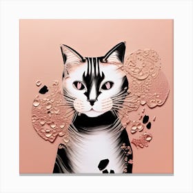 Adorable Cute Cat Canvas Print