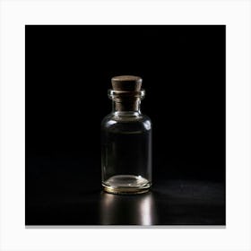 Small Glass Bottle Canvas Print