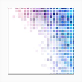 Abstract Pixel Background Canvas Print