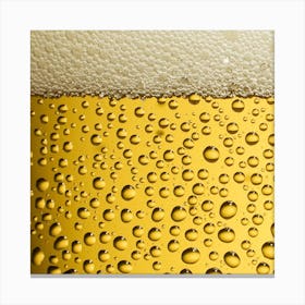 Beer Bubbles Canvas Print