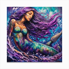 Mermaid 1 Canvas Print