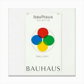 Bauhaus exhibition print 11 Canvas Print