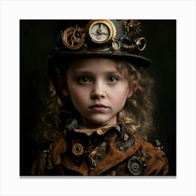 Steampunk Girl 2 Canvas Print