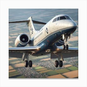 T-1 Jayhawk, Mr. X-Lent, Columbus, Mississippi ~Reimagined 2 Canvas Print