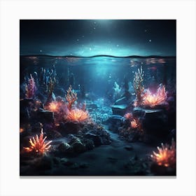 Underwater Seascape Canvas Print