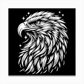 Eagle Head Canvas Print