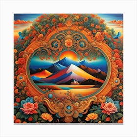 Tibetan Landscape Canvas Print