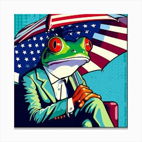 American Frog Canvas Print