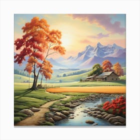 Autumn Landscape 9 Canvas Print