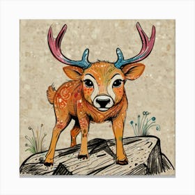 Deer! 45 Canvas Print