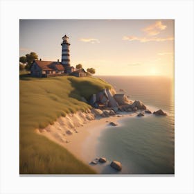 Lighthouse 3 Canvas Print