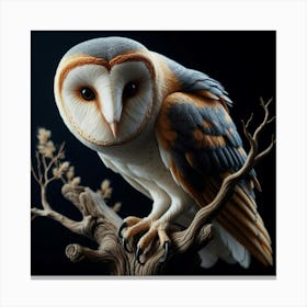 Barn owl Canvas Print