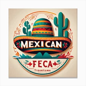 Mexican Feca Logo Canvas Print