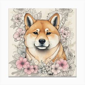 Shiba Inu 19 Canvas Print