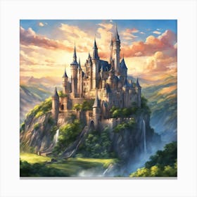 Cinderella Castle 14 Canvas Print