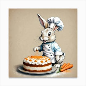 Chef Bunny 5 Canvas Print