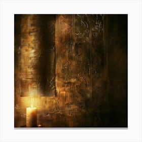 Yom Kippur Themed Banner Texture With Solemn Canvas Print