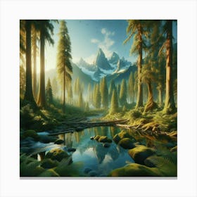 Forest Landscape Canvas Print