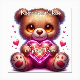 Keep Them Close To Your Heart Canvas Print