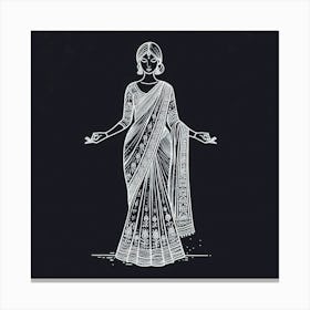 Amazing Paper cutting art works of Elegance Canvas Print