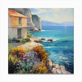 Sunlit Shores, Monet's Encore Canvas Print