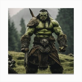 Hulk photo Canvas Print