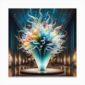Chihuly Glass Sculpture Canvas Print