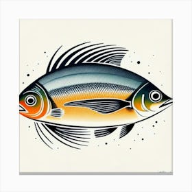 FishSardines Canvas Print