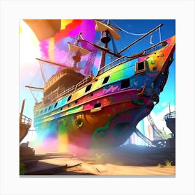 Pirate Ship 2 Canvas Print