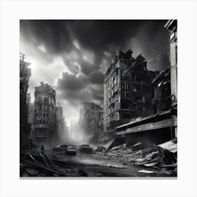 Ruins Of A City 2 Canvas Print