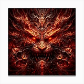 Demon Head 1 Canvas Print