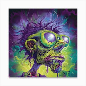 Zombies And Zombies Canvas Print