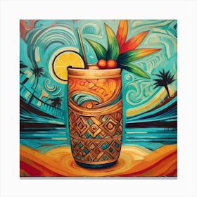 Hawaiian Cocktail 3 Canvas Print