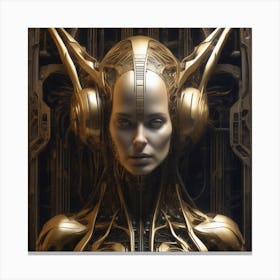 Futuristic Woman 34 Canvas Print