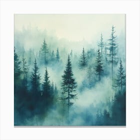 Forest Mist Canvas Print