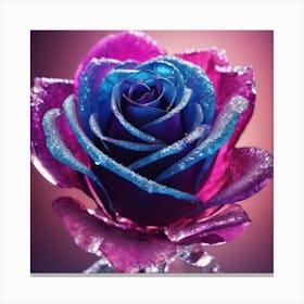 Blue Rose Canvas Print