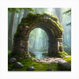 The Forest Portal Canvas Print